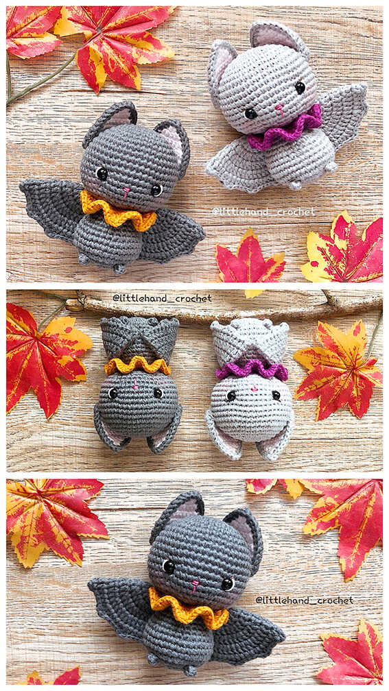 Crochet Bat Amigurumi Free Pattern - Amigurumi
