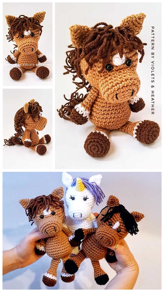 Amigurumi Horse Free Crochet Pattern Amigurumi