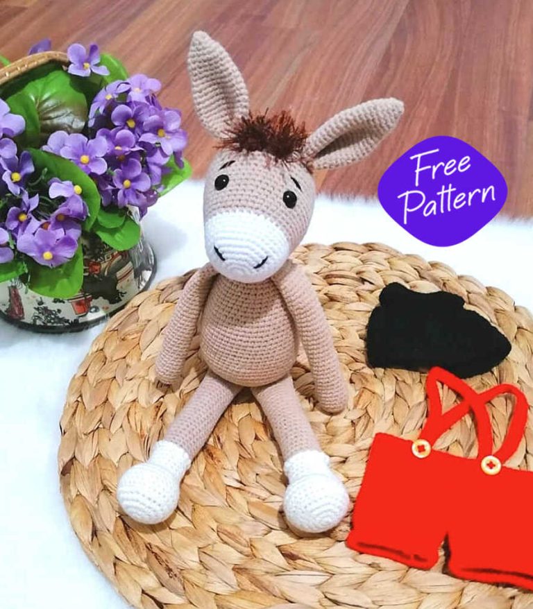 Amigurumi Donkey Free Crochet Pattern Amigurumi