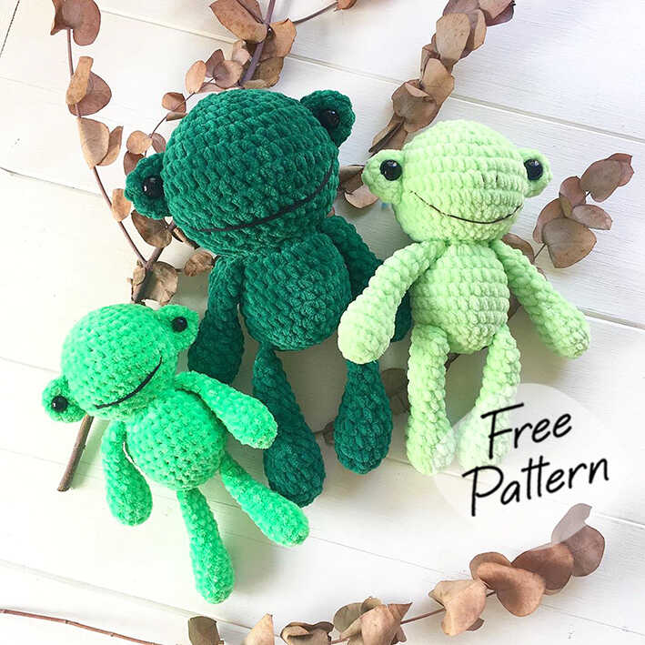 Crochet Frog Amigurumi Free Pattern - Amigurumi