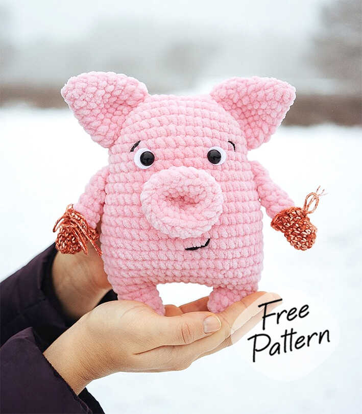 Amigurumi Pig Crochet Free Pattern Amigurumi
