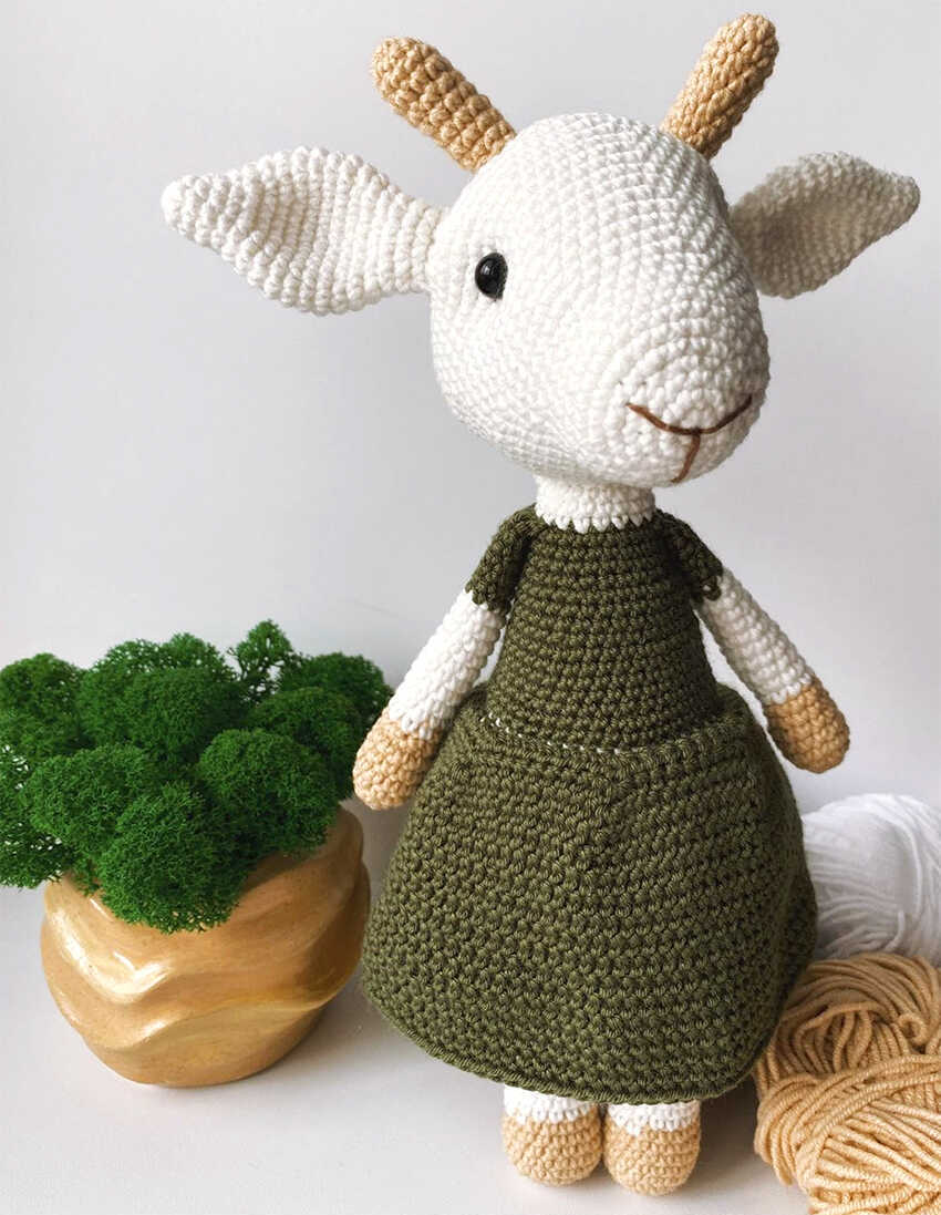 Crochet Cute Goat Amigurumi Free Pattern Amigurumi