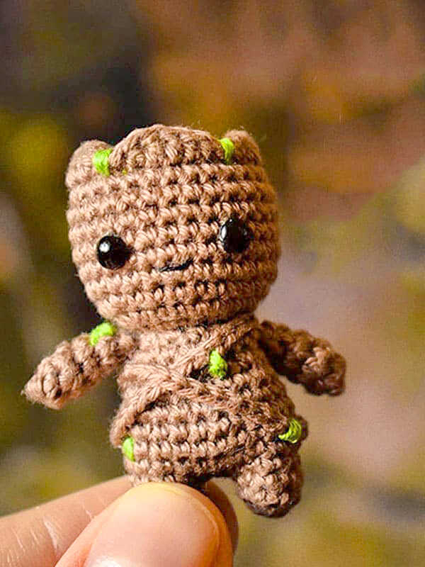 Crochet Baby Groot Amigurumi Free Pattern - Amigurumi