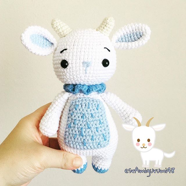 Crochet Cute Goat Amigurumi Free Pattern Amigurumi