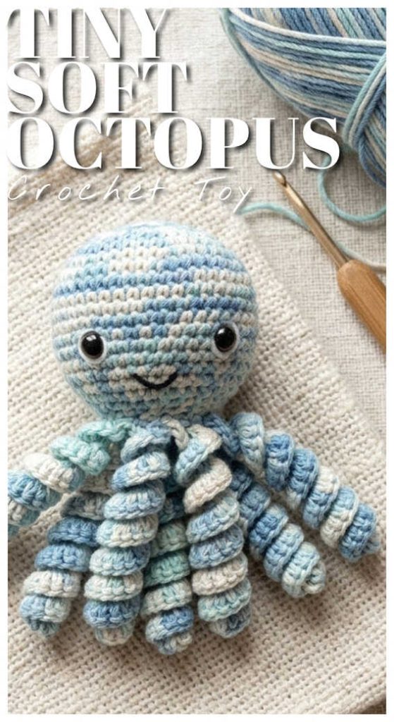 cute soft octopus amigurumi crochet toy youll want to make for your next cozy project