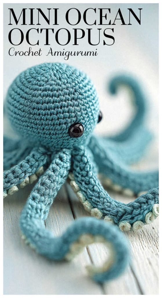 mini ocean octopus amigurumi crochet toy you need to try if you love sea themes