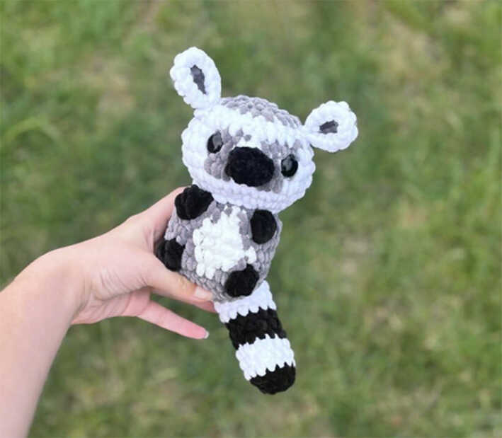 Cute Lemur Amigurumi – Free Crochet Pattern