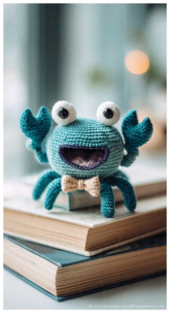funny crab amigurumi crochet doll everyone is saving for unique handmade gift ideas