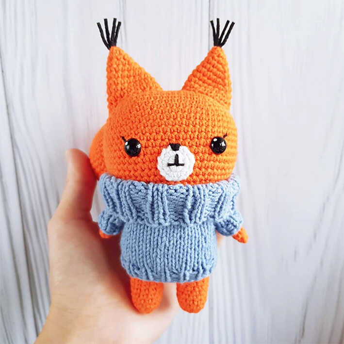 Squirrel Amigurumi Free Crochet Pattern